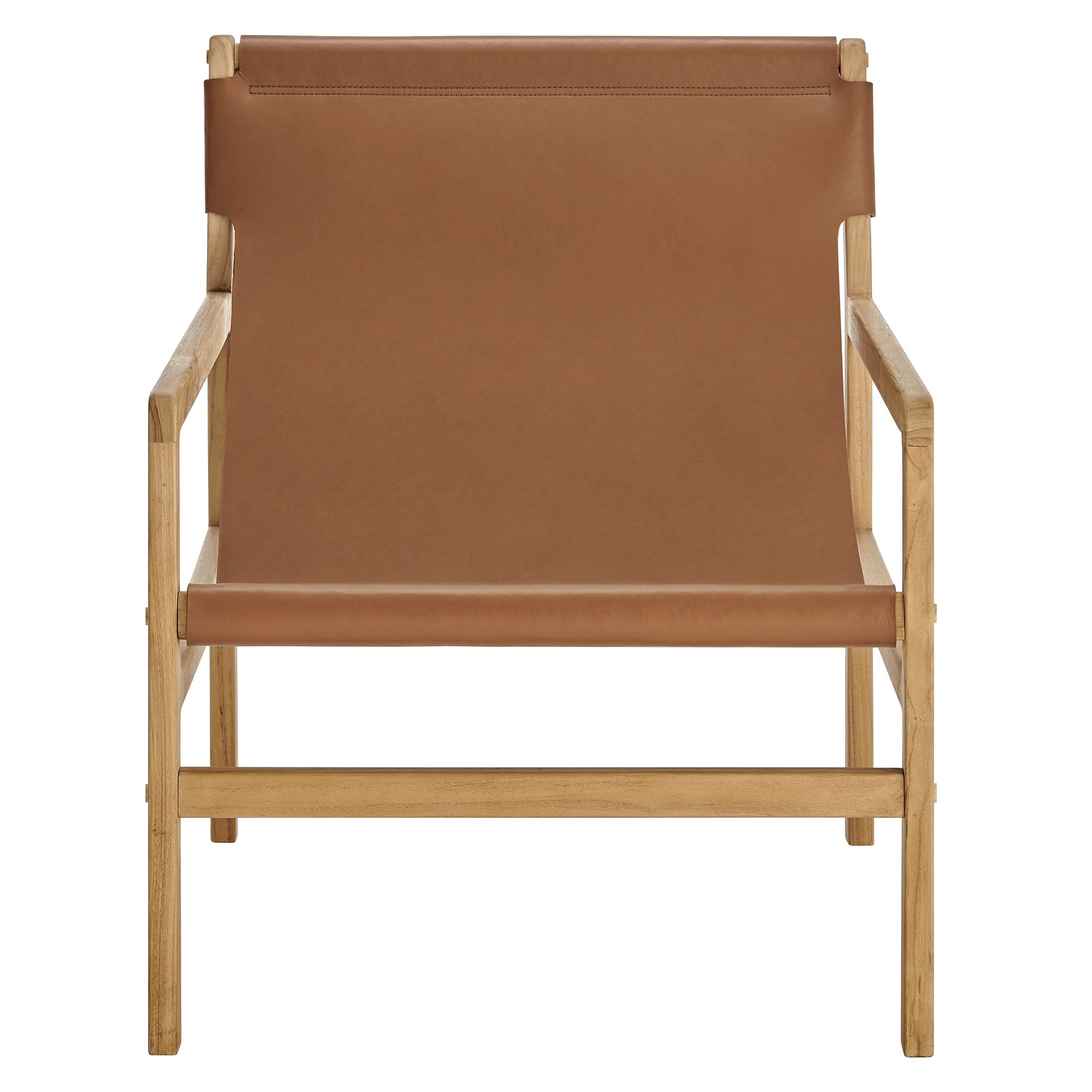Sonora Leather Sling Chair - Chestnut Tan