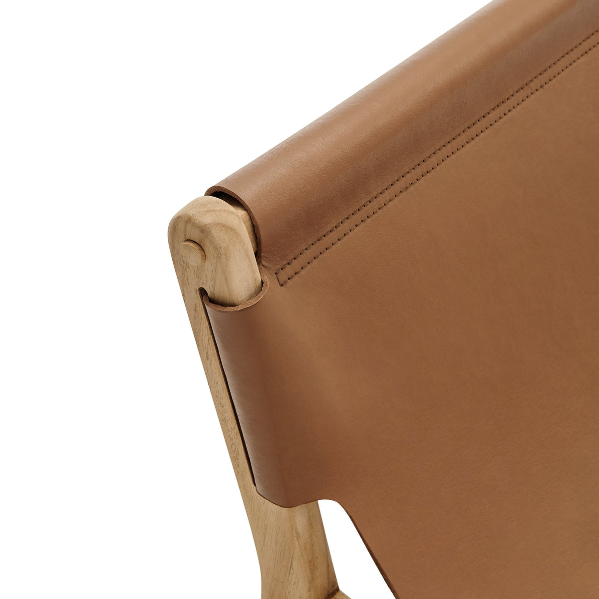 Sonora Leather Sling Chair - Chestnut Tan