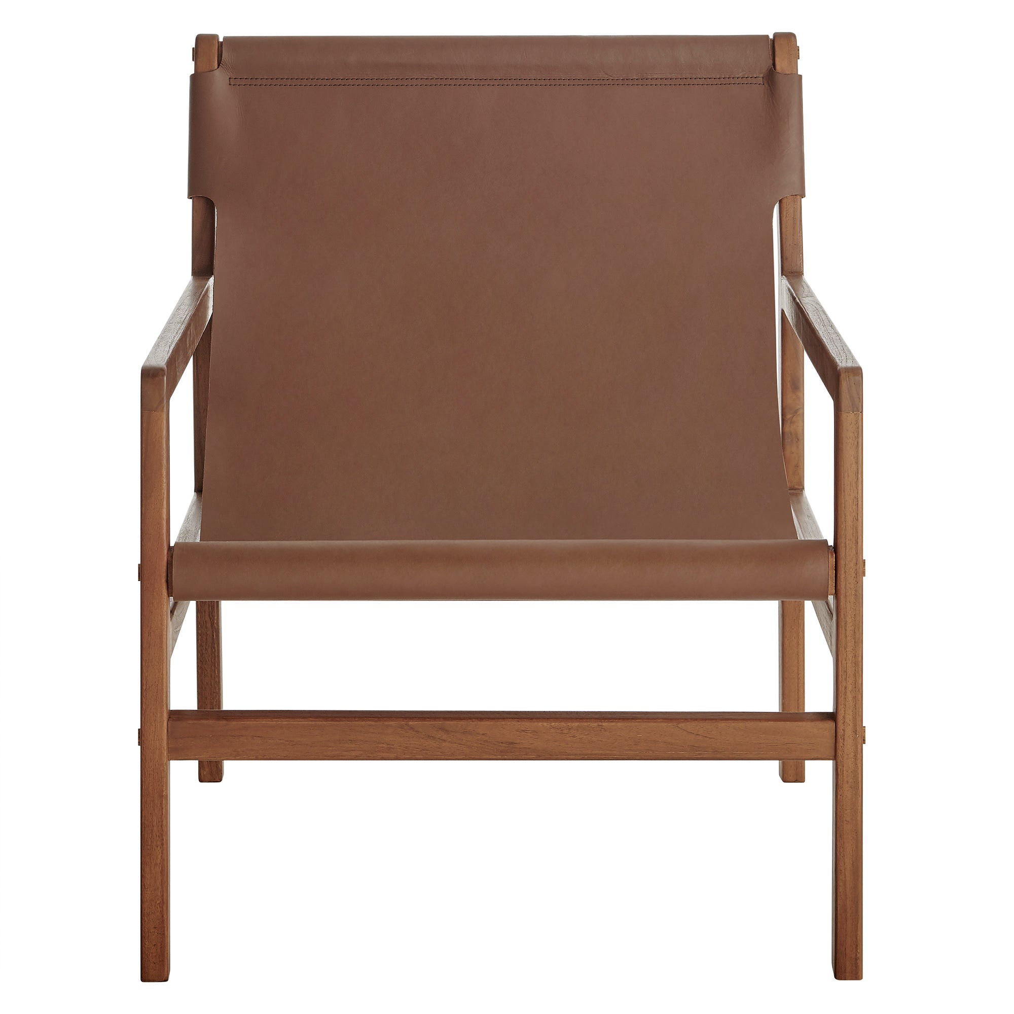 Sonora Leather Sling Chair - Nutmeg Brown