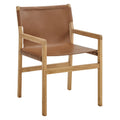 Sonora Leather Dining Chair - Chestnut Tan