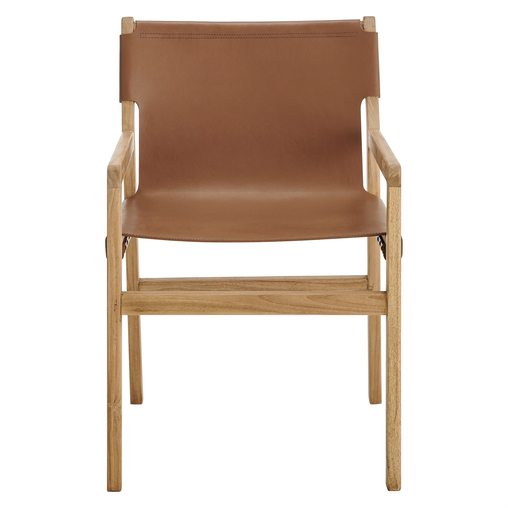 Sonora Leather Dining Chair - Chestnut Tan