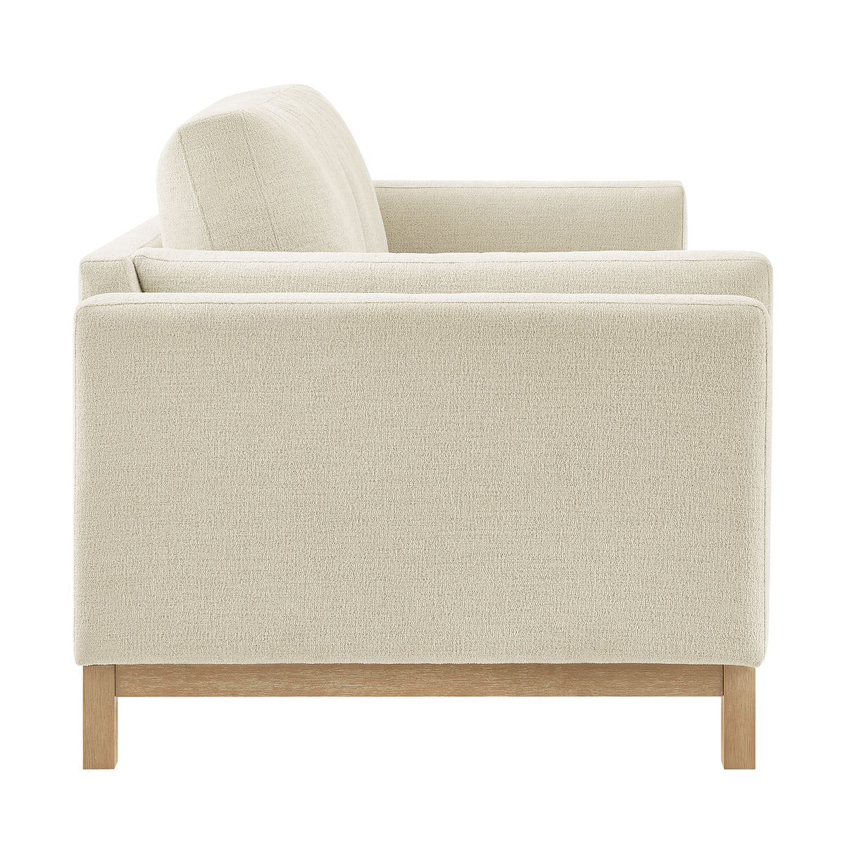 Roscoe 81 inch Fabric Sofa - Ivory