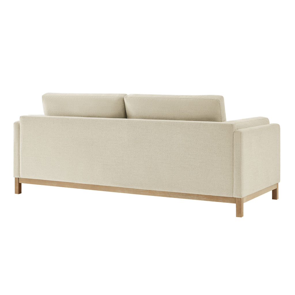 Roscoe 81 inch Fabric Sofa - Ivory