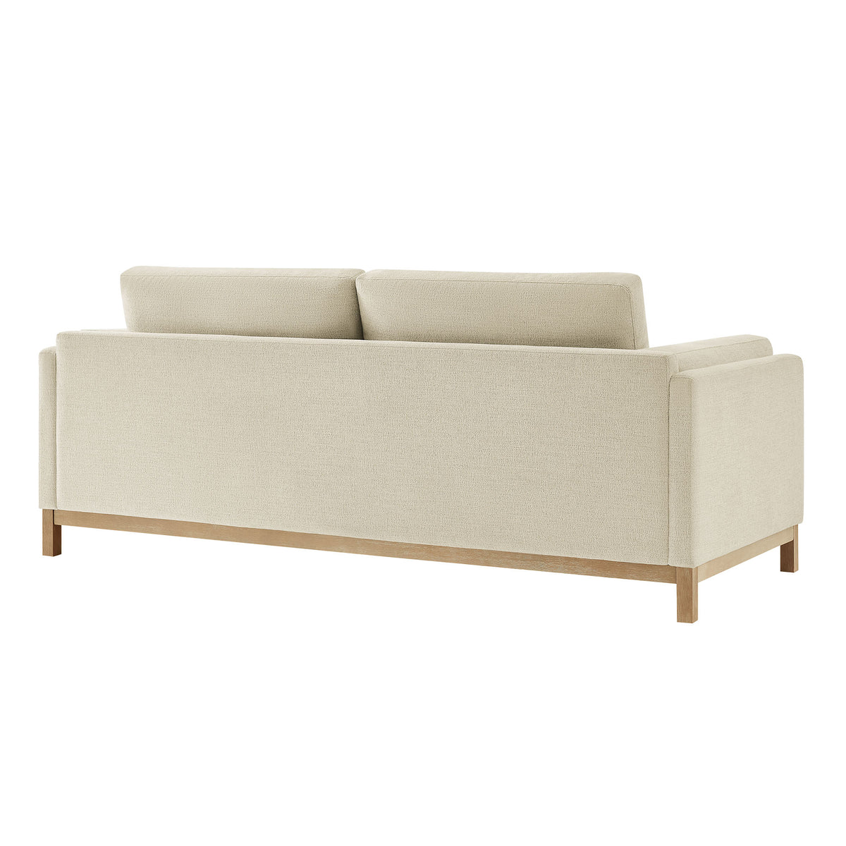Roscoe 81 inch Fabric Sofa - Ivory