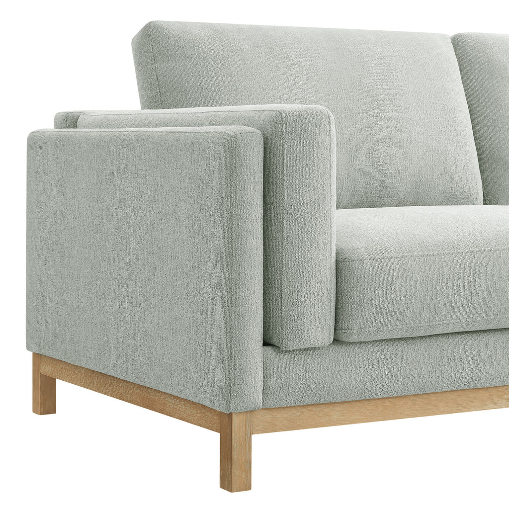 Roscoe 81 inch Fabric Sofa - Mist