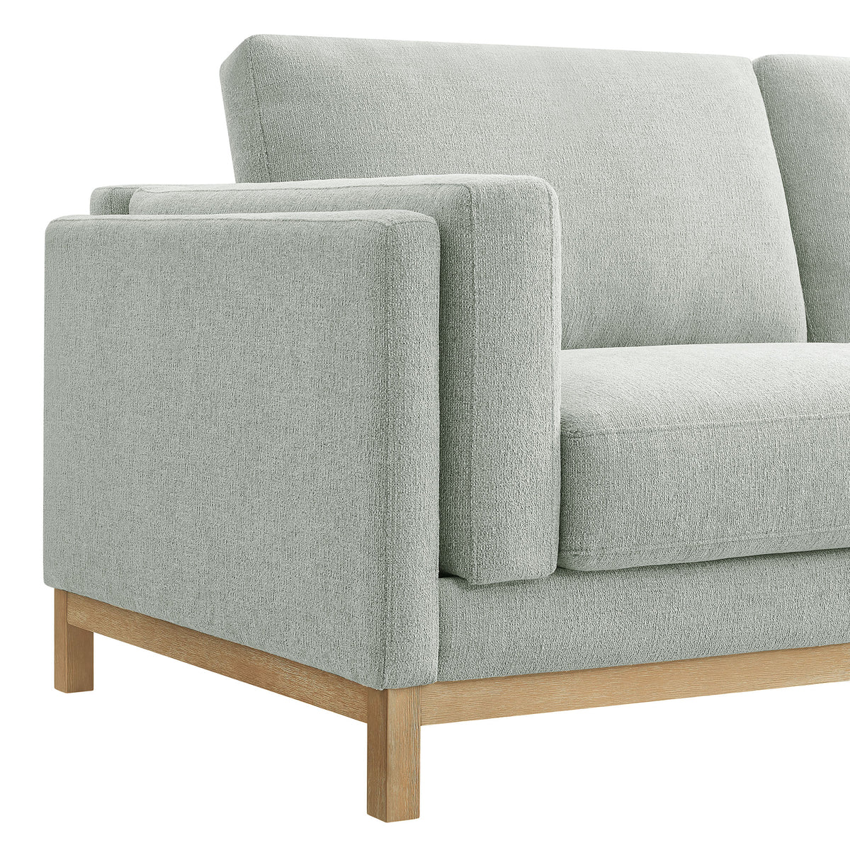 Roscoe 81 inch Fabric Sofa - Mist