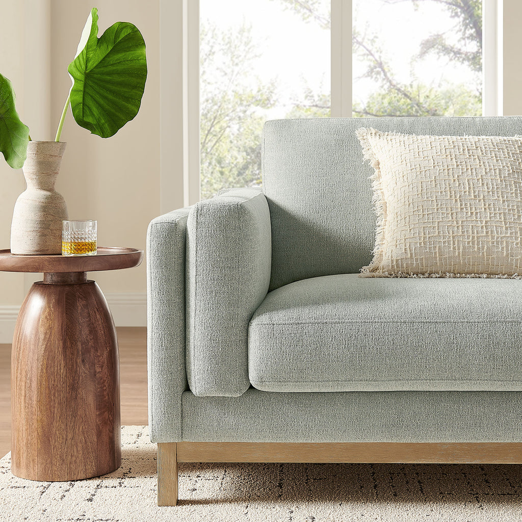 Roscoe 81 inch Fabric Sofa - Mist