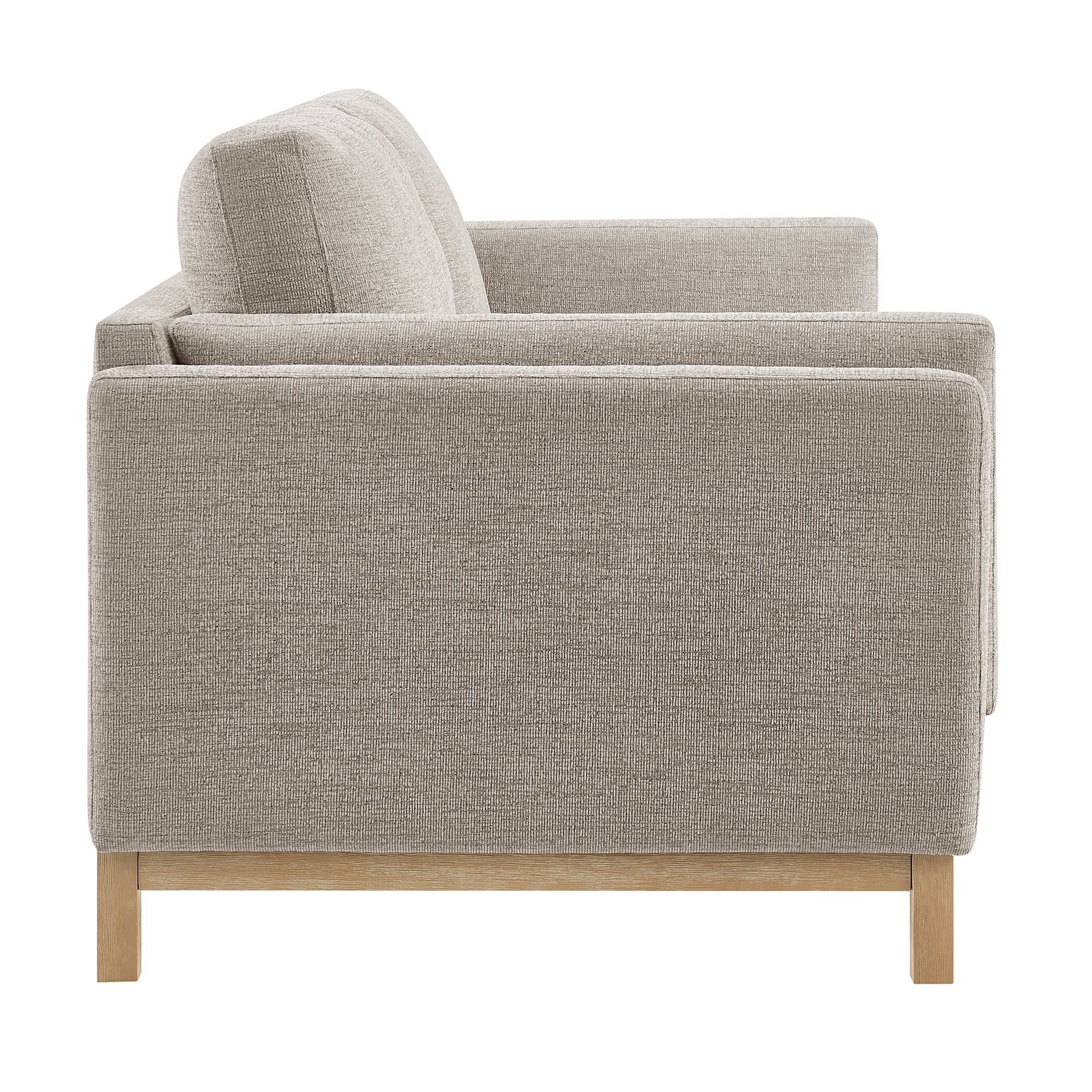 Roscoe 81 inch Fabric Sofa - Pewter