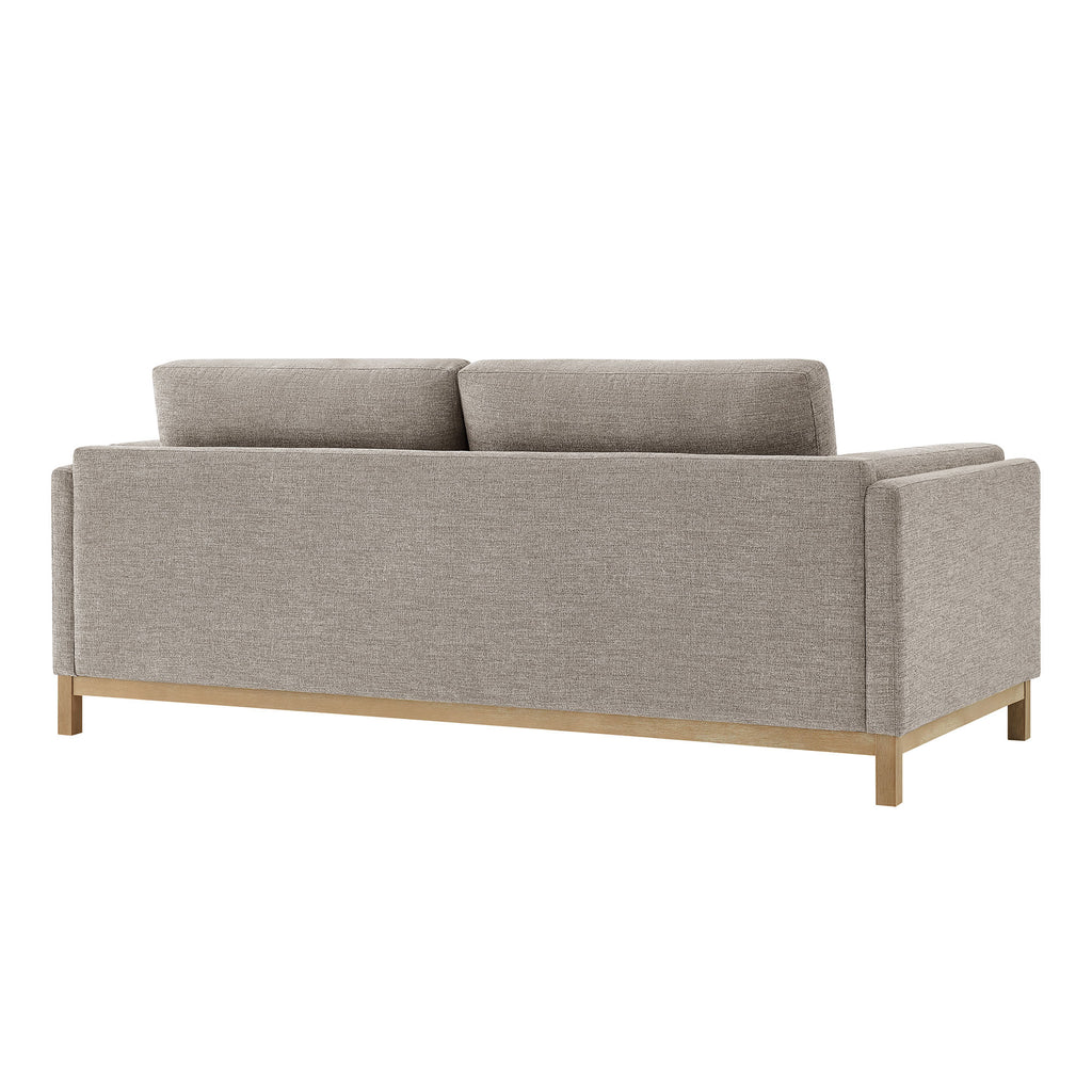 Roscoe 81 inch Fabric Sofa - Pewter