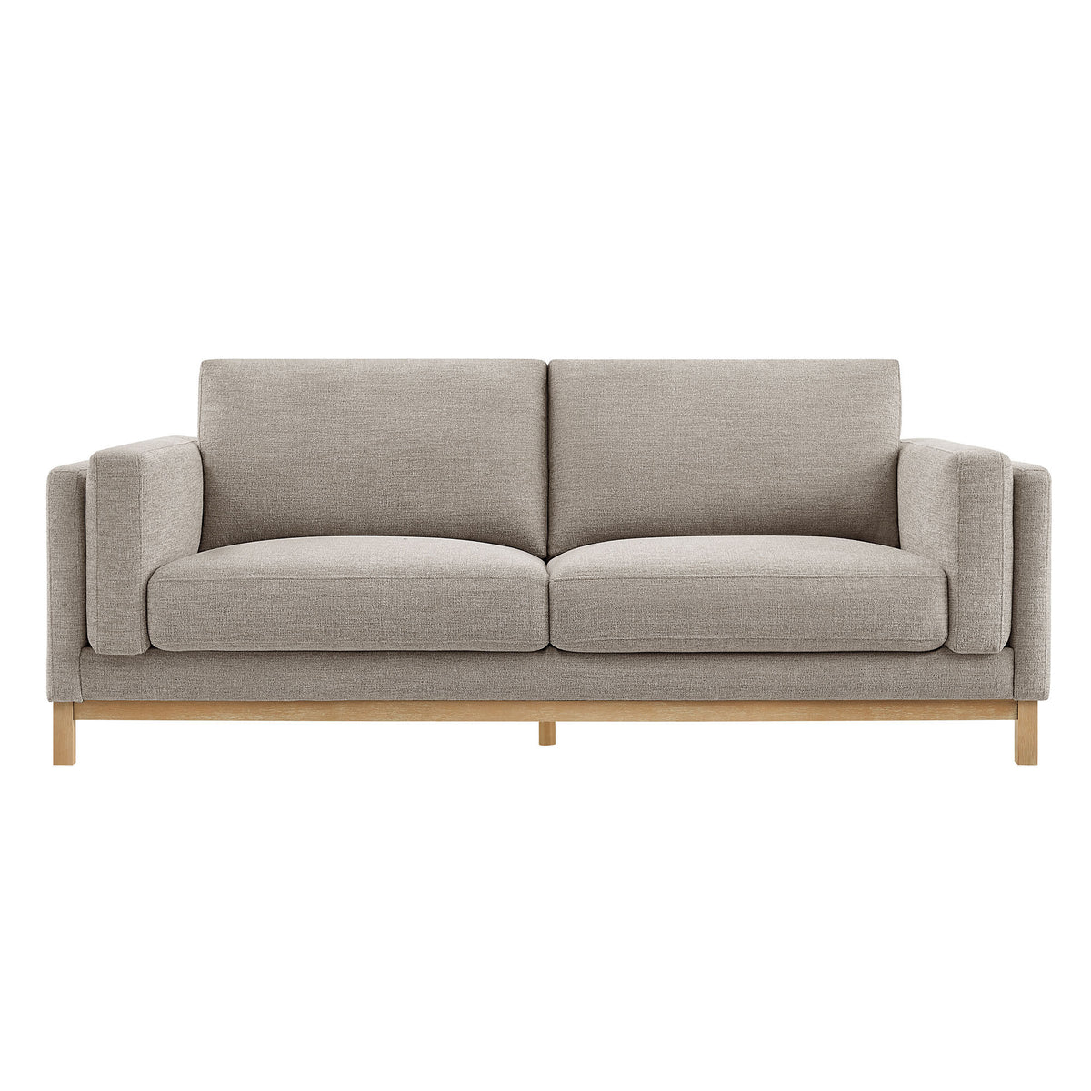 Roscoe 81 inch Fabric Sofa - Pewter