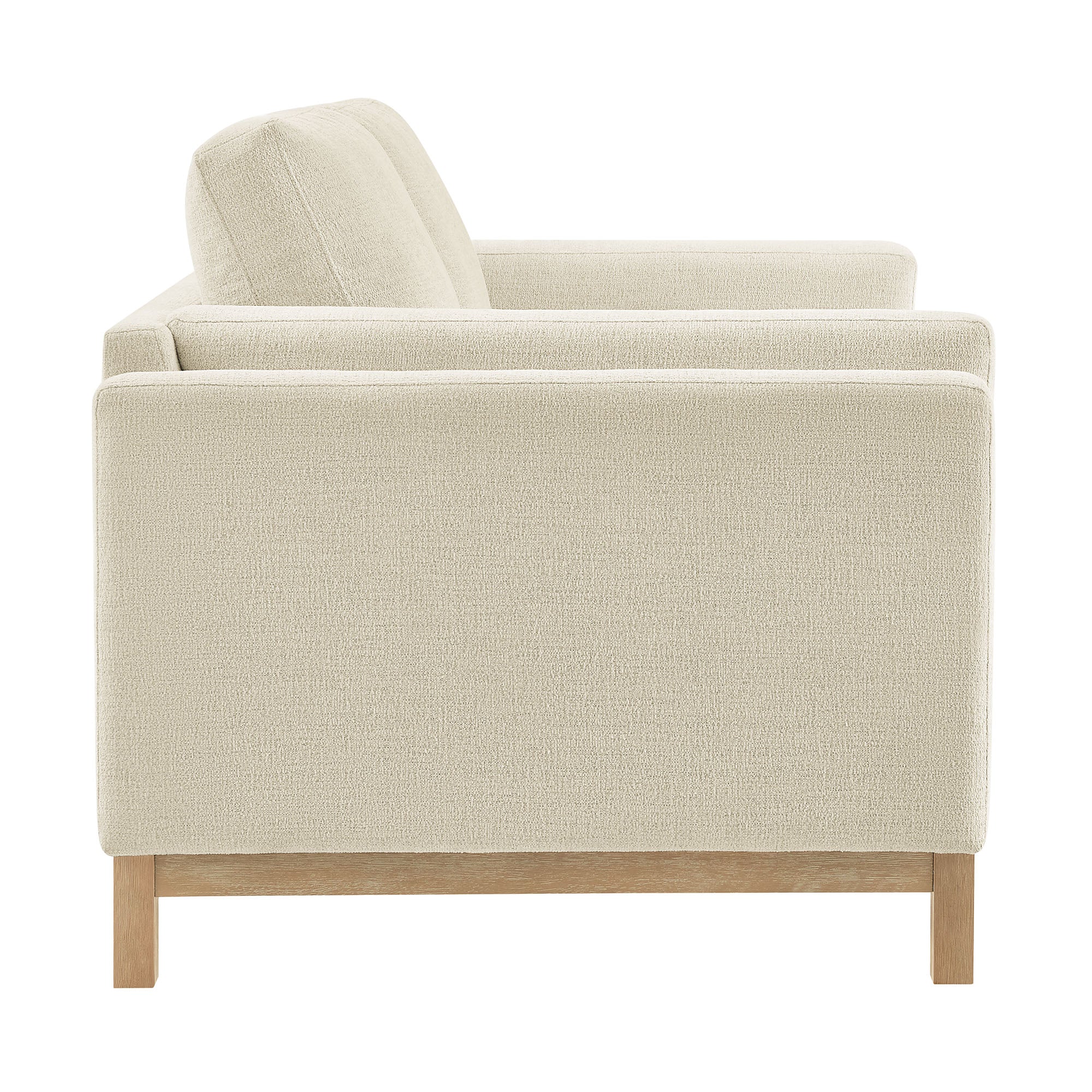 Roscoe 63 inch Fabric Loveseat - Ivory