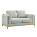 Roscoe 63 inch Fabric Loveseat - Mist