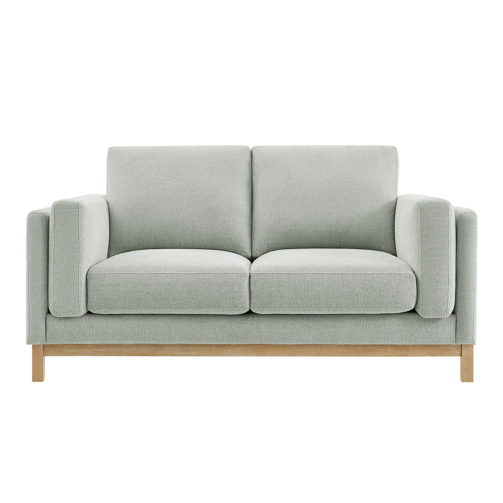 Roscoe 63 inch Fabric Loveseat - Mist