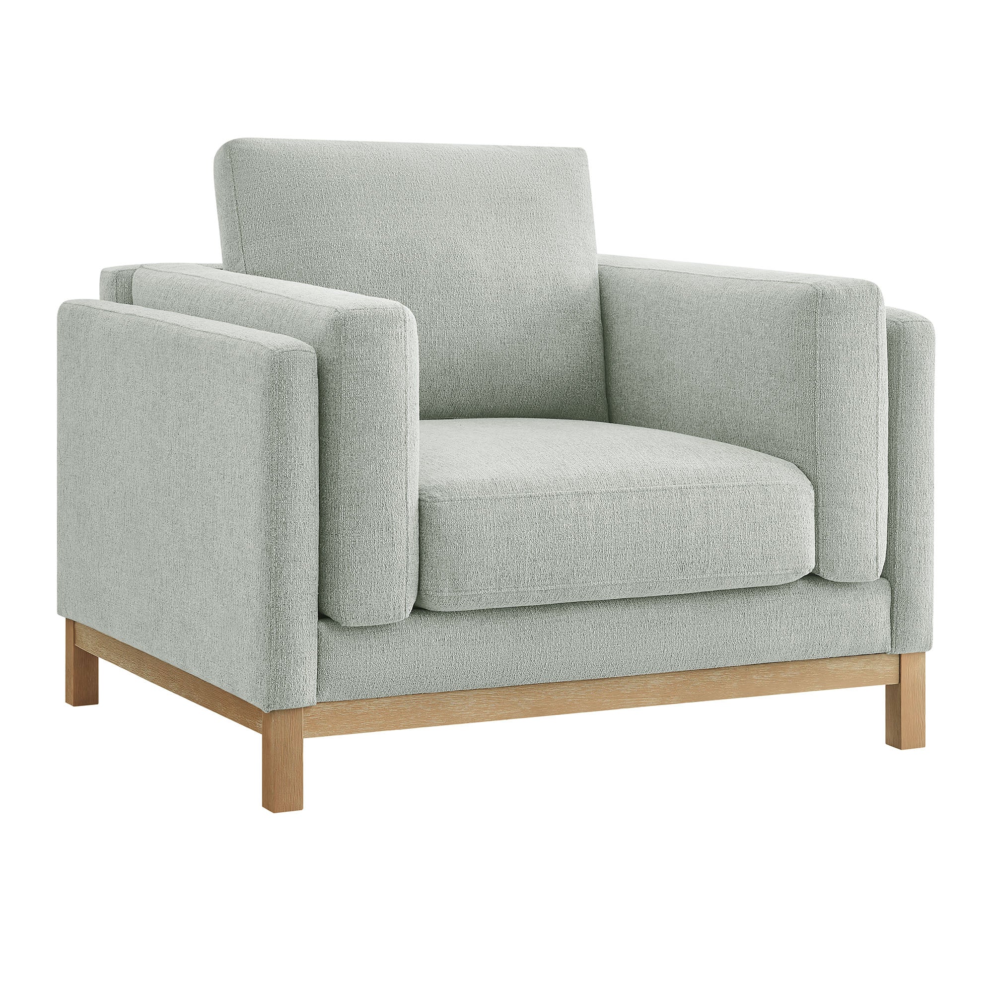 Roscoe Fabric Armchair - Mist