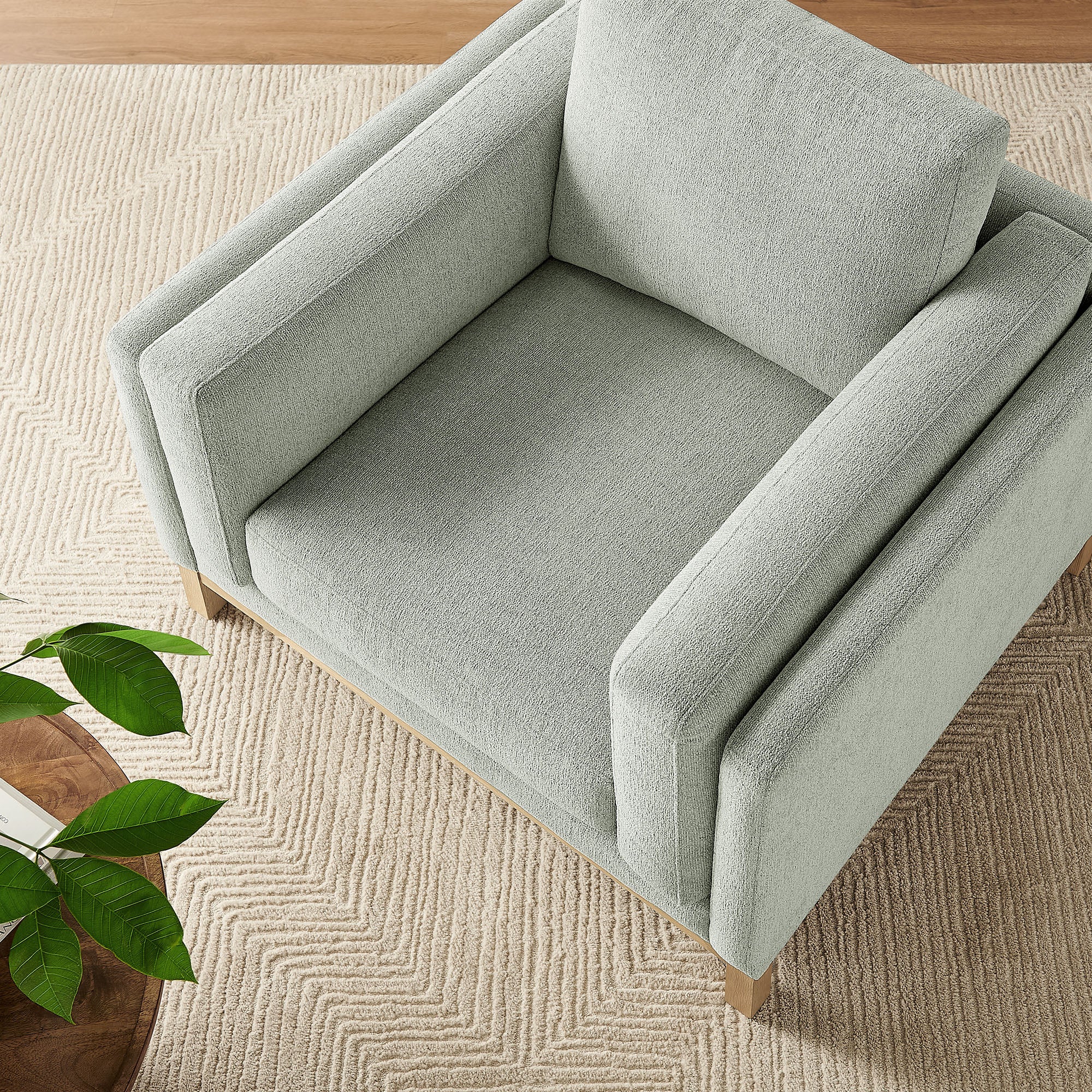 Roscoe Fabric Armchair - Mist