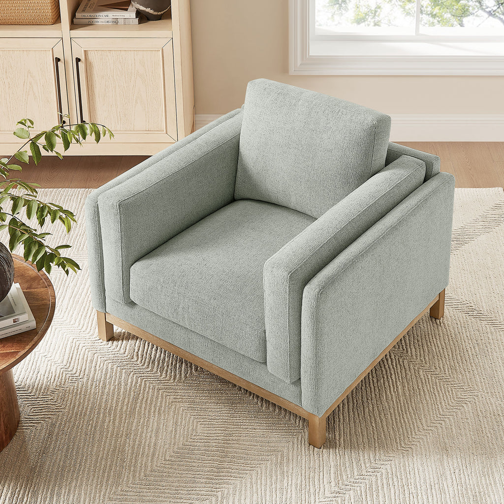 Roscoe Fabric Armchair - Mist