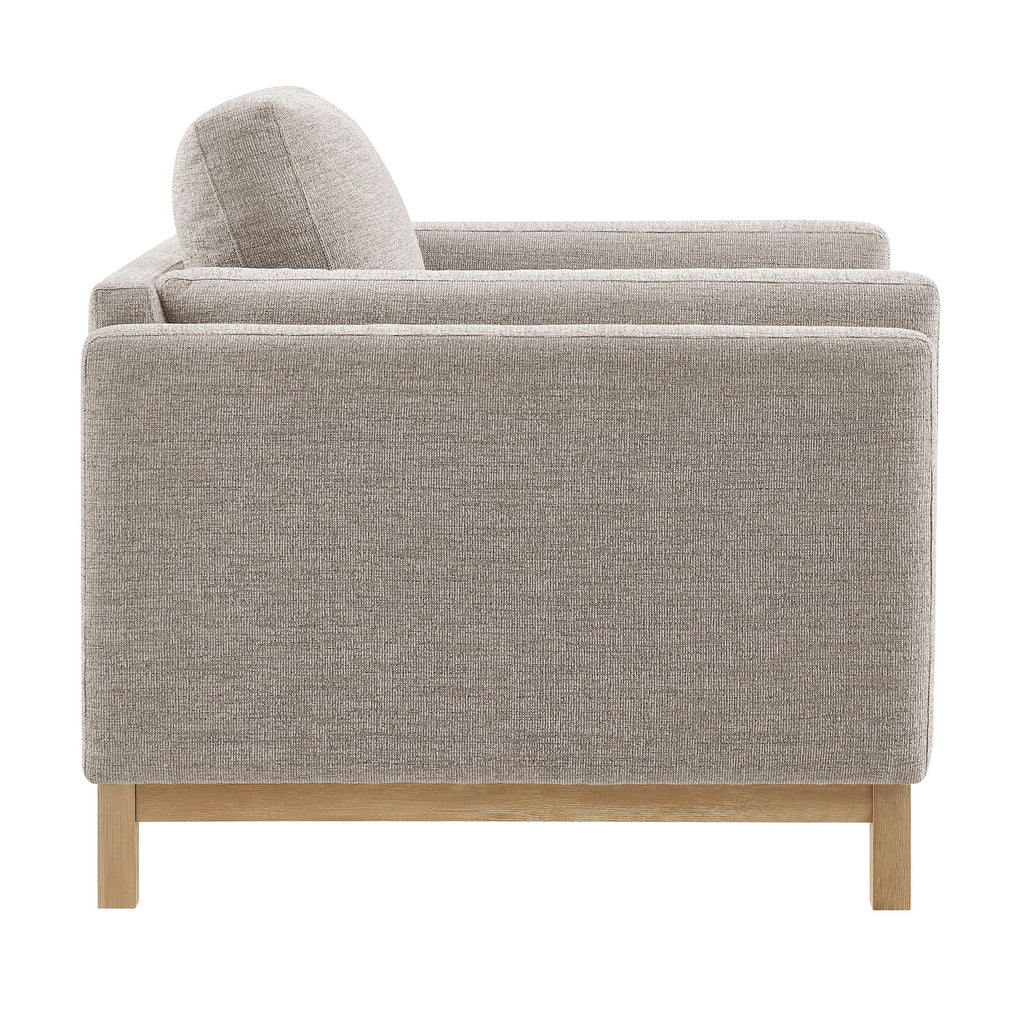 Roscoe Fabric Armchair - Pewter
