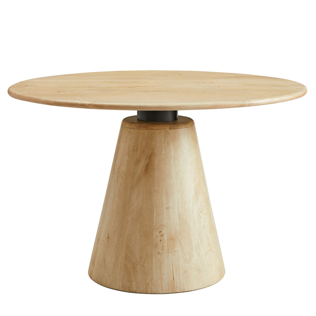Sabelle 47" Round Wood Dining Table - Natural