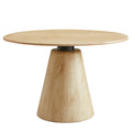 Sabelle 47" Round Wood Dining Table - Natural