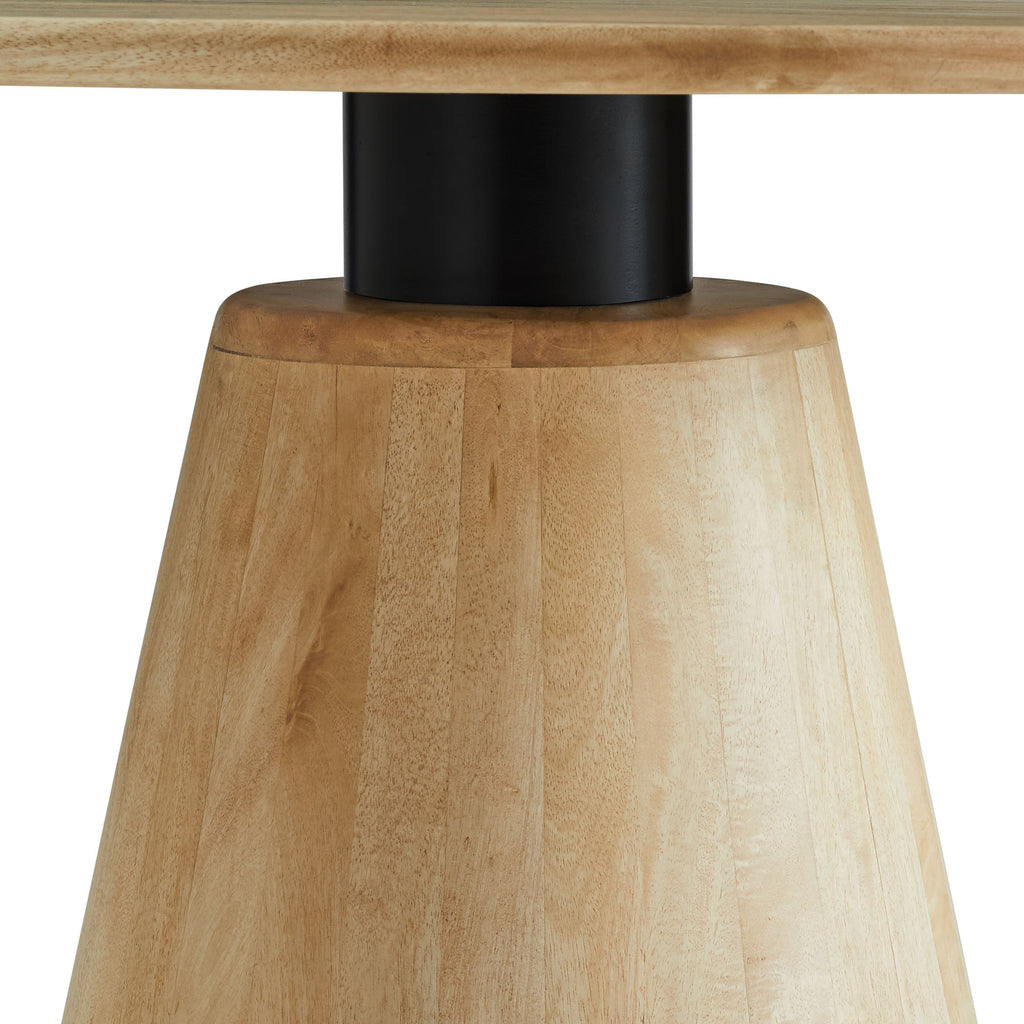 Sabelle 47" Round Wood Dining Table - Natural