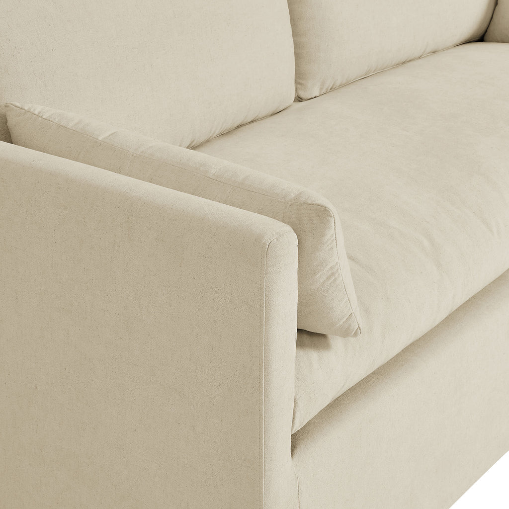 Wellfleet Slipcovered Linen-Blend Loveseat
