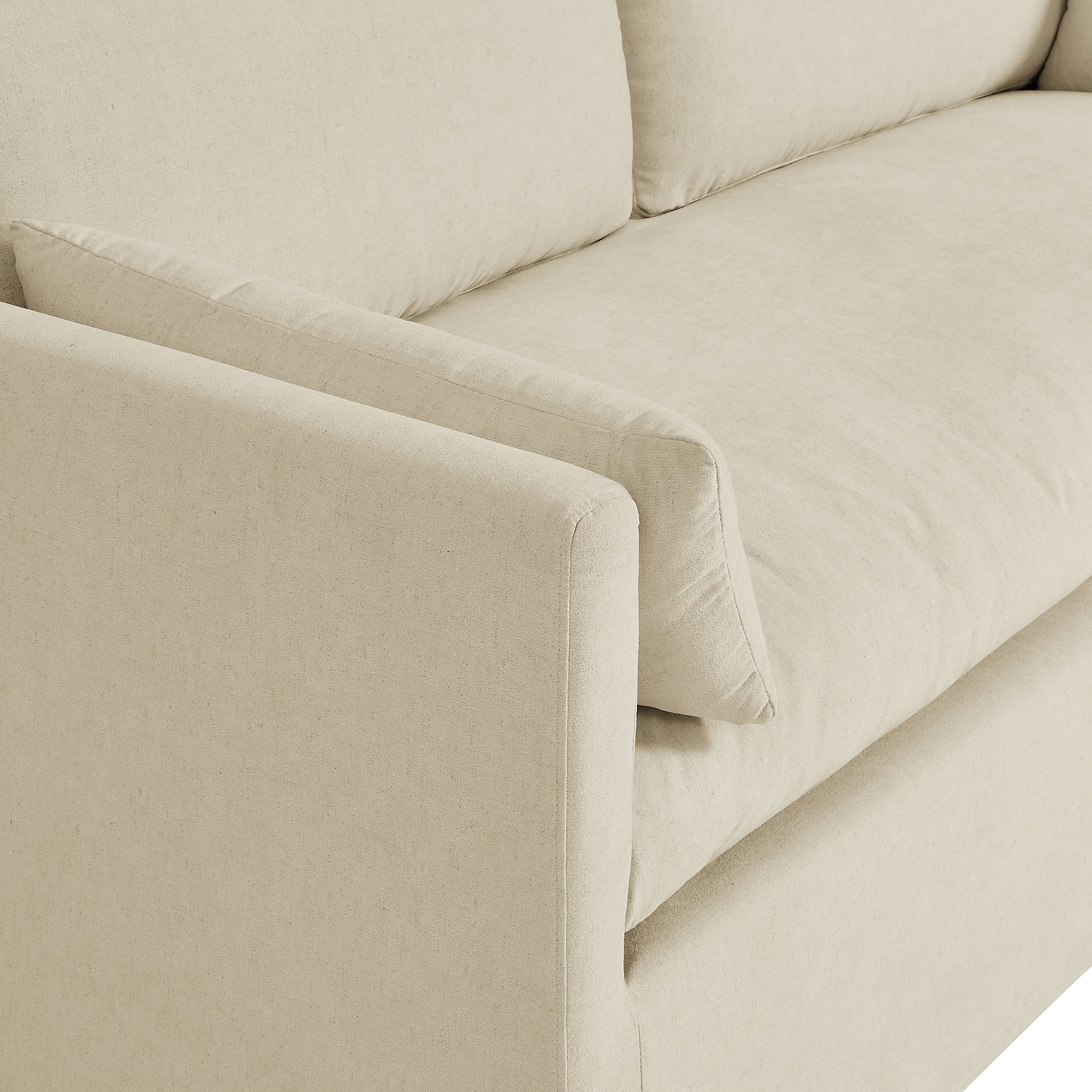 Wellfleet Slipcovered Linen-Blend Loveseat