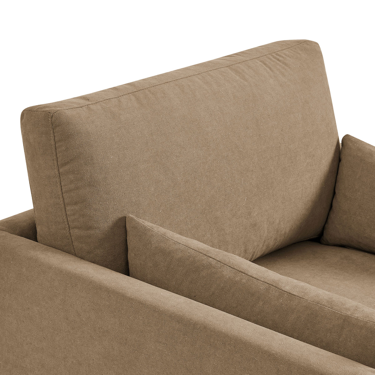 Wellfleet Slipcovered Linen-Blend Armchair - Almond