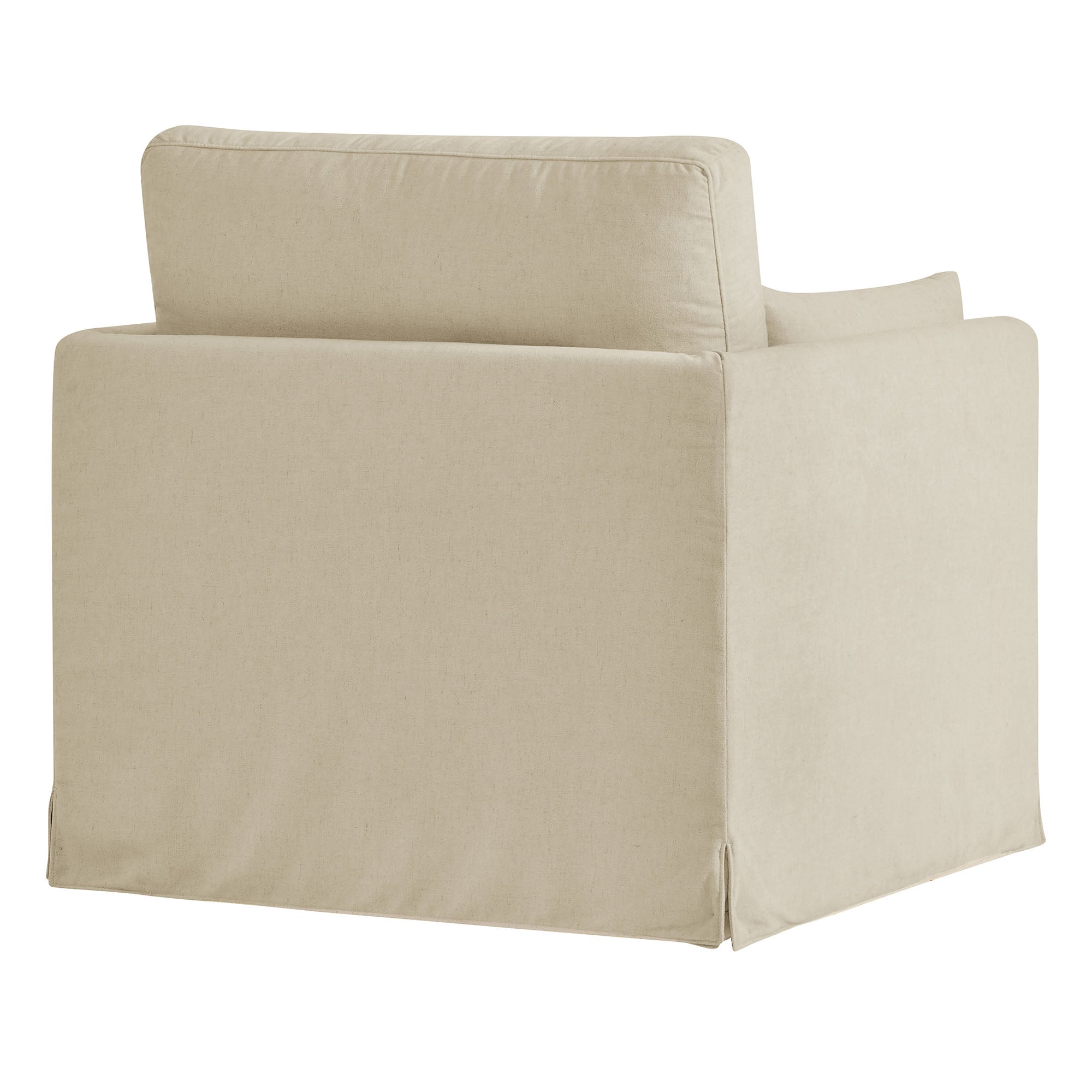Wellfleet Slipcovered Linen-Blend Armchair