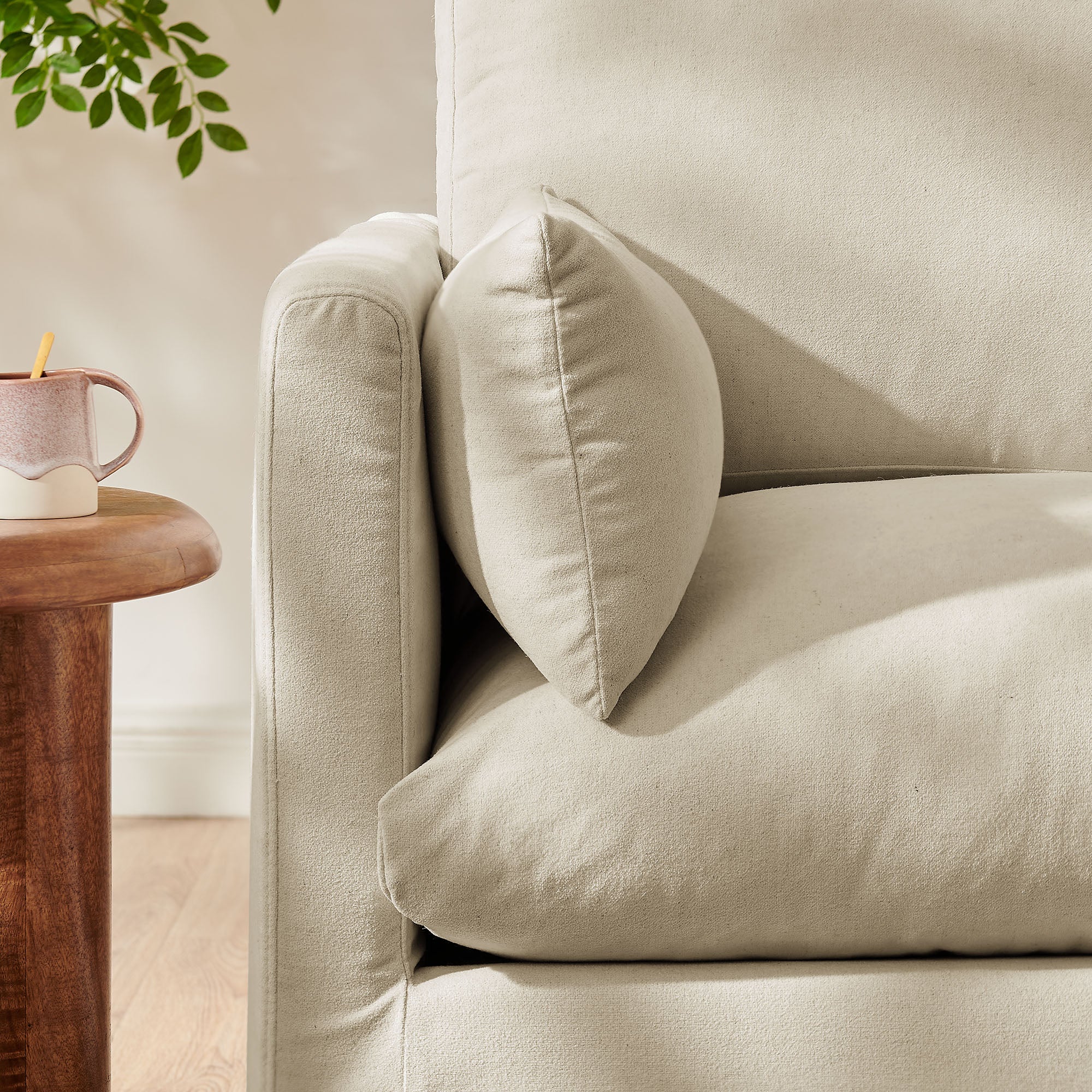 Wellfleet Slipcovered Linen-Blend Armchair