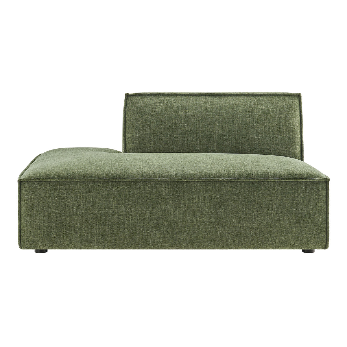 Restore Performance Fabric Upholstered Left-Facing Armless Modular Chaise - Foliage