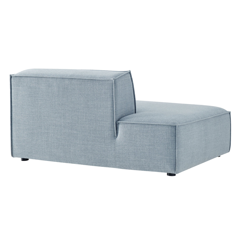 Restore Performance Fabric Upholstered Left-Facing Armless Modular Chaise - Sky