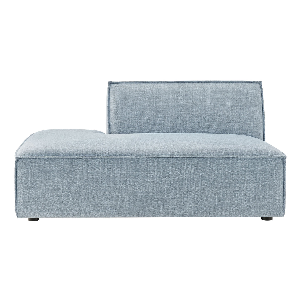 Restore Performance Fabric Upholstered Left-Facing Armless Modular Chaise - Sky