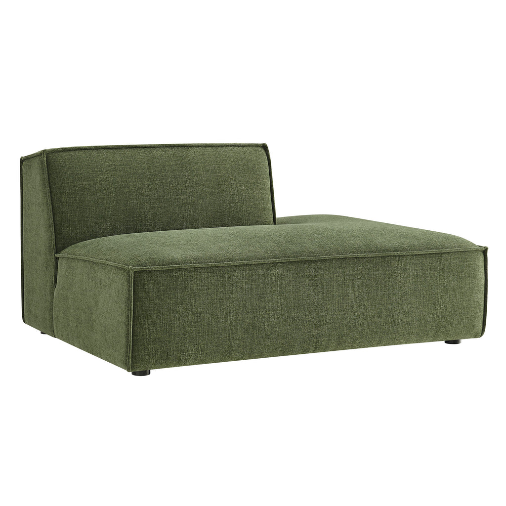 Restore Performance Fabric Upholstered Right-Facing Armless Modular Chaise - Foliage