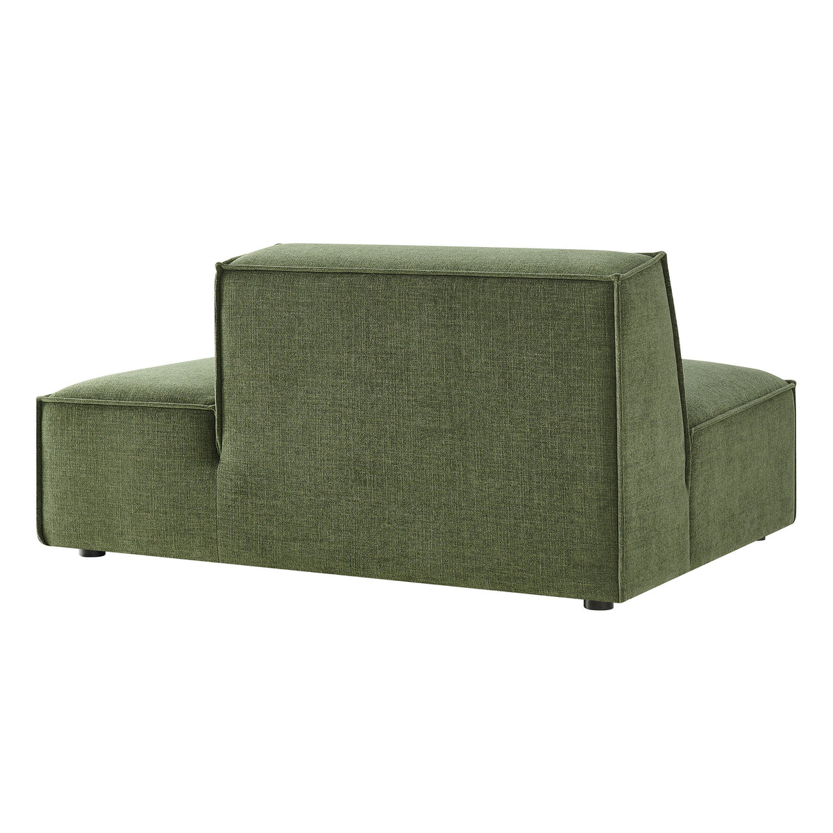 Restore Performance Fabric Upholstered Right-Facing Armless Modular Chaise - Foliage