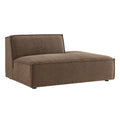 Restore Performance Fabric Upholstered Right-Facing Armless Modular Chaise - Mocha