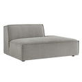 Restore Performance Fabric Upholstered Right-Facing Armless Modular Chaise - Pewter