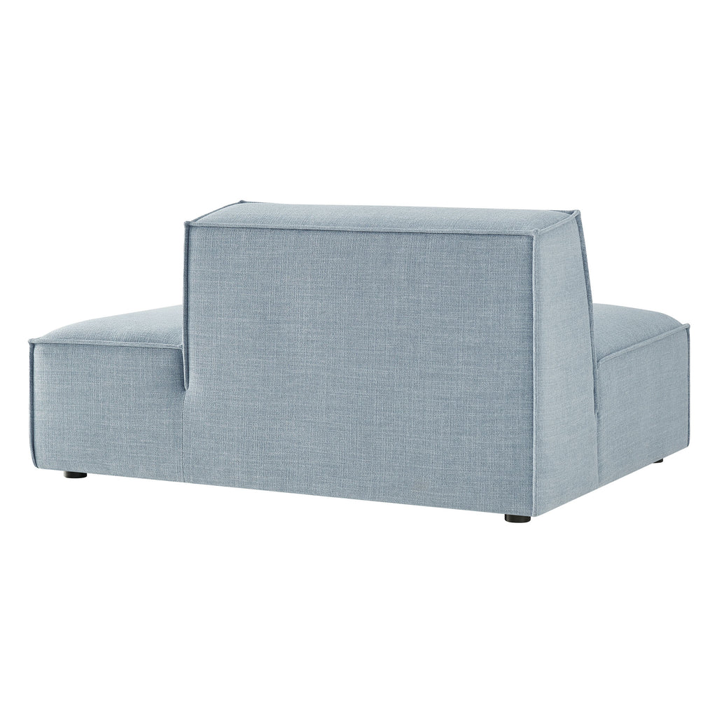 Restore Performance Fabric Upholstered Right-Facing Armless Modular Chaise - Sky