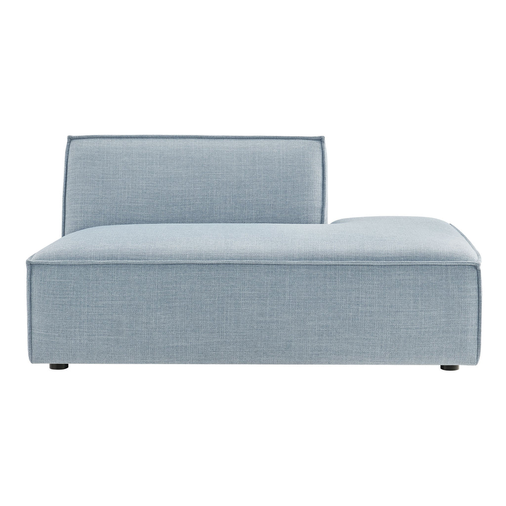 Restore Performance Fabric Upholstered Right-Facing Armless Modular Chaise - Sky