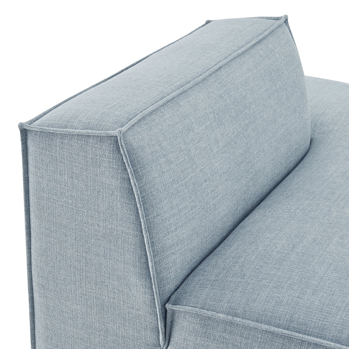 Restore Performance Fabric Upholstered Right-Facing Armless Modular Chaise - Sky