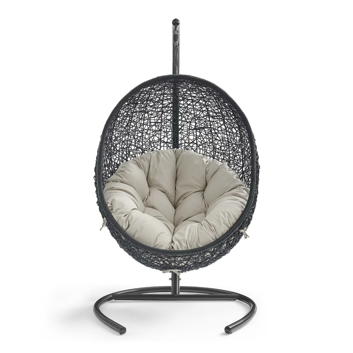 Encase Swing Outdoor Patio Lounge Chair - Beige