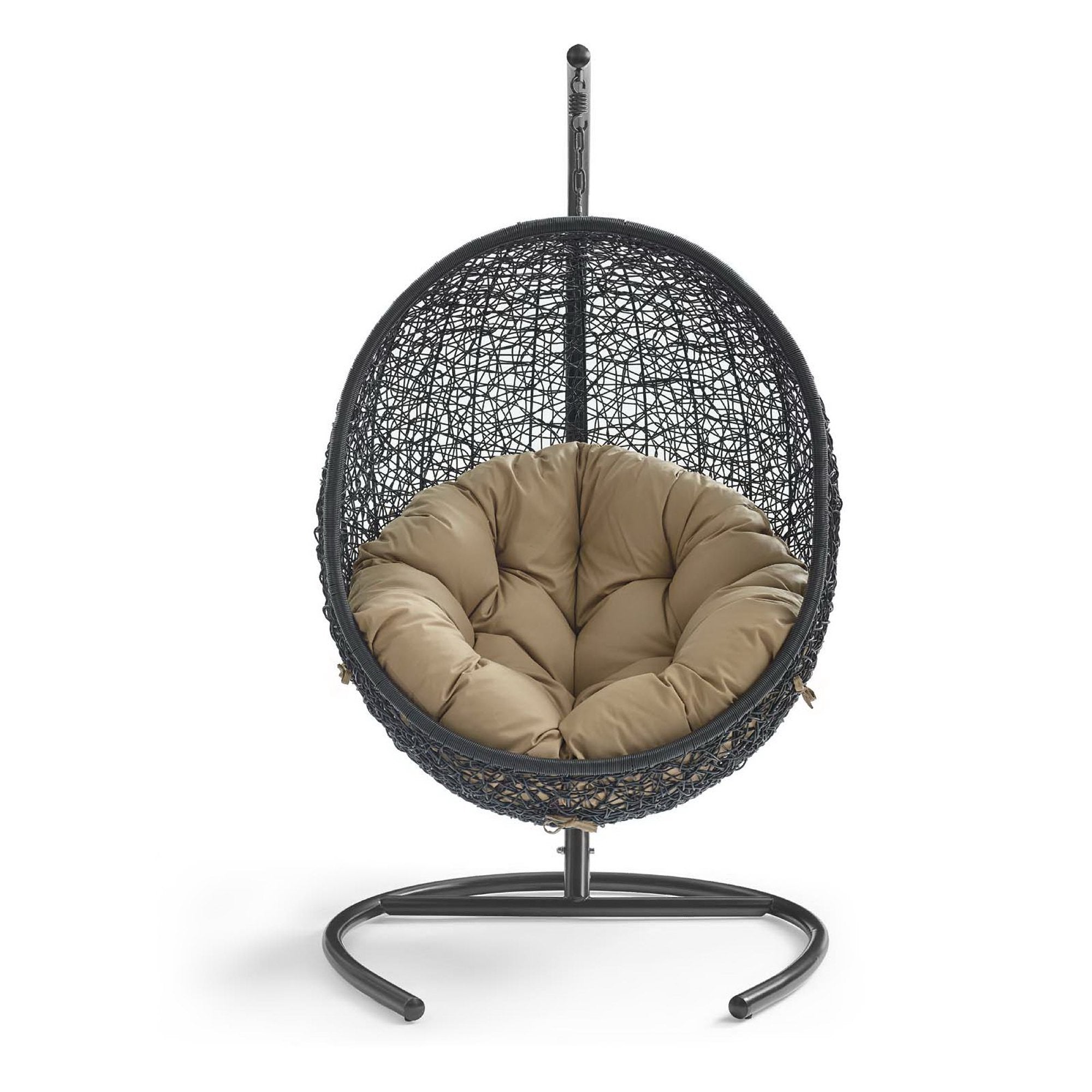 Encase Swing Outdoor Patio Lounge Chair - Mocha