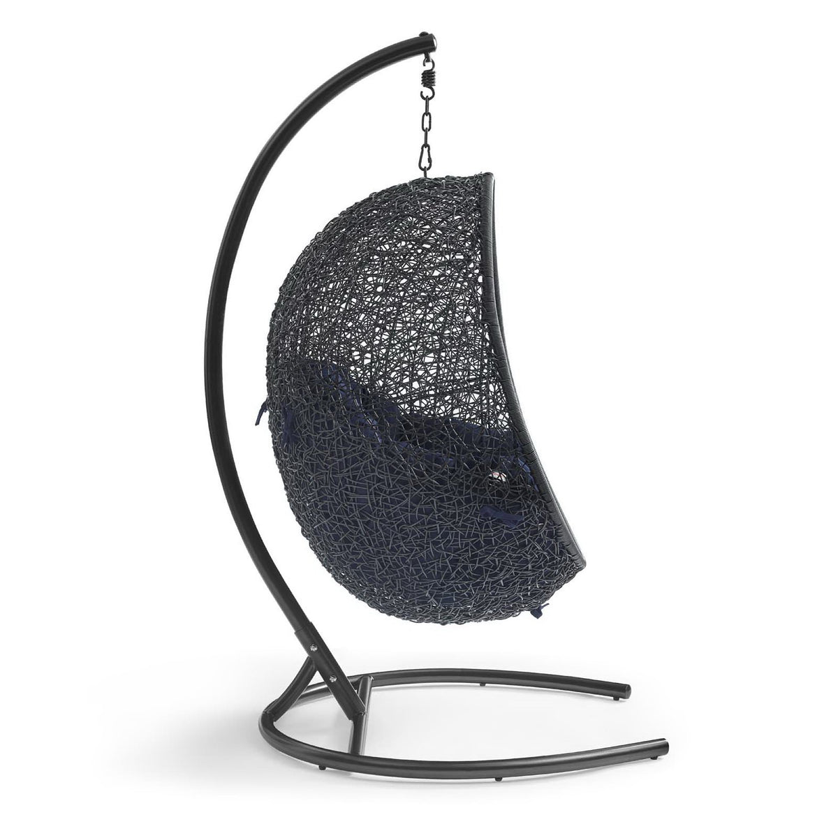 Encase Swing Outdoor Patio Lounge Chair - Navy