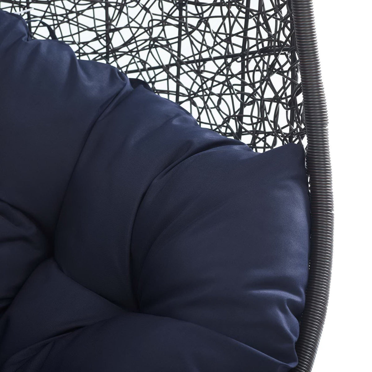 Encase Swing Outdoor Patio Lounge Chair - Navy