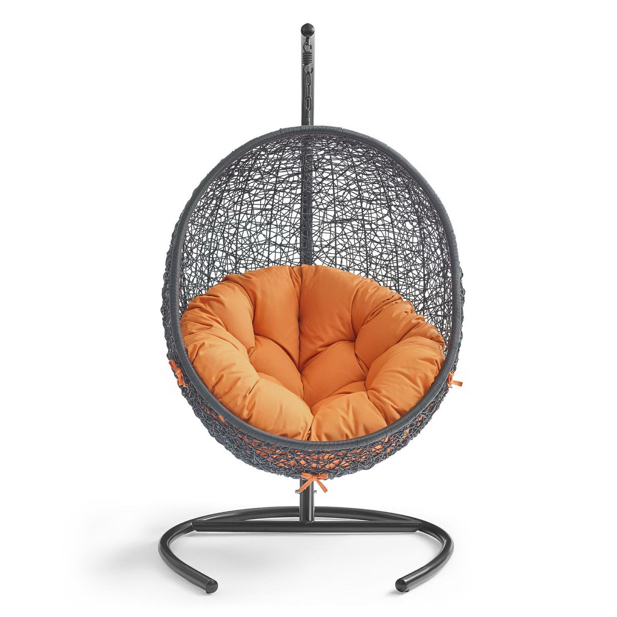 Encase Swing Outdoor Patio Lounge Chair - Orange