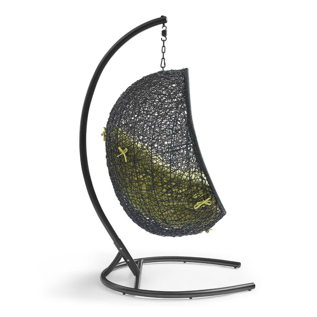 Encase Swing Outdoor Patio Lounge Chair - Peridot