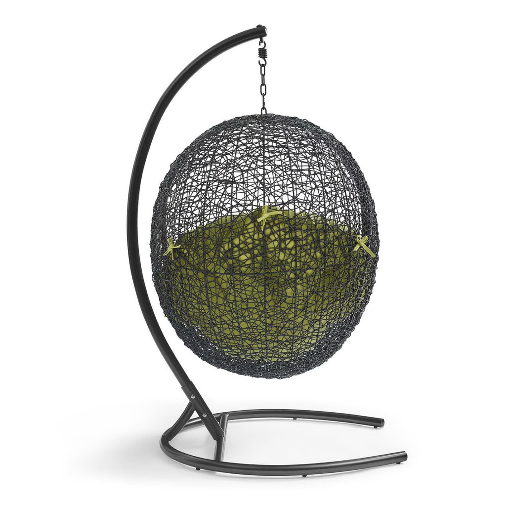 Encase Swing Outdoor Patio Lounge Chair - Peridot