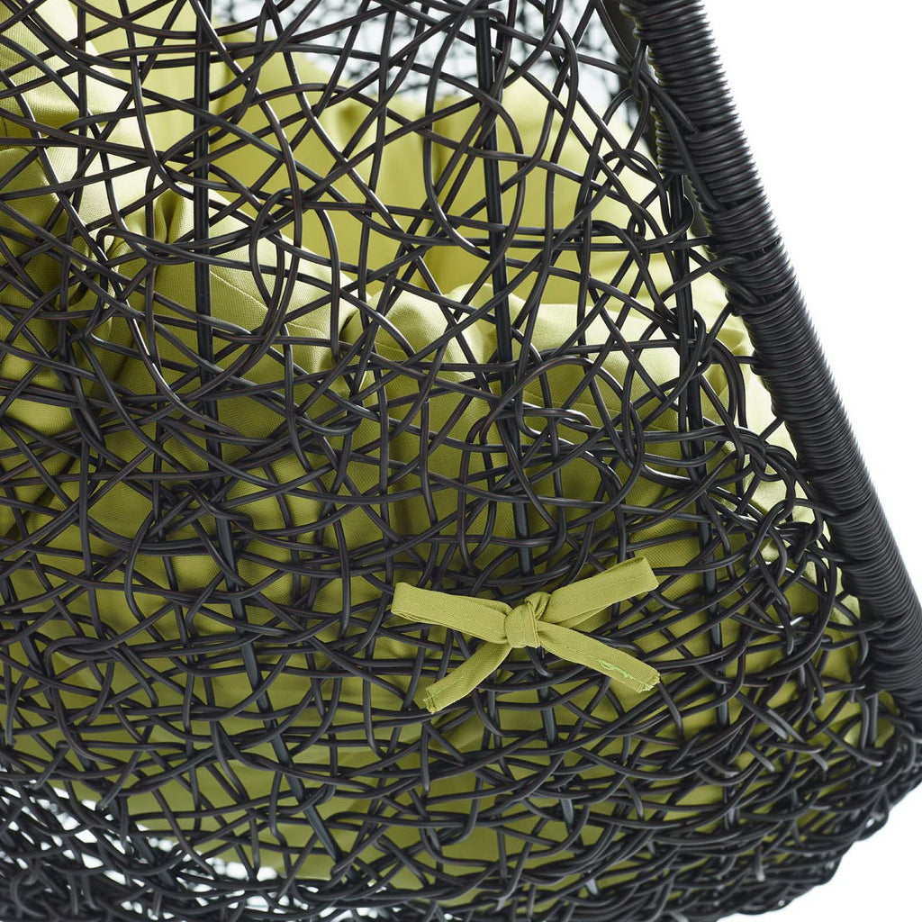 Encase Swing Outdoor Patio Lounge Chair - Peridot