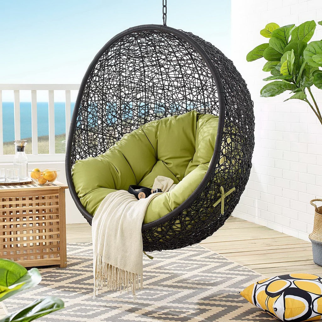 Encase Swing Outdoor Patio Lounge Chair - Peridot