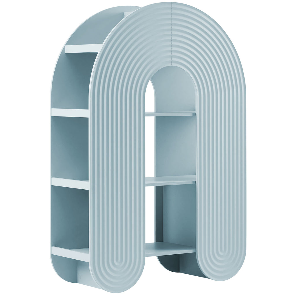 Daydream 58" Arched Bookshelf - Light Blue
