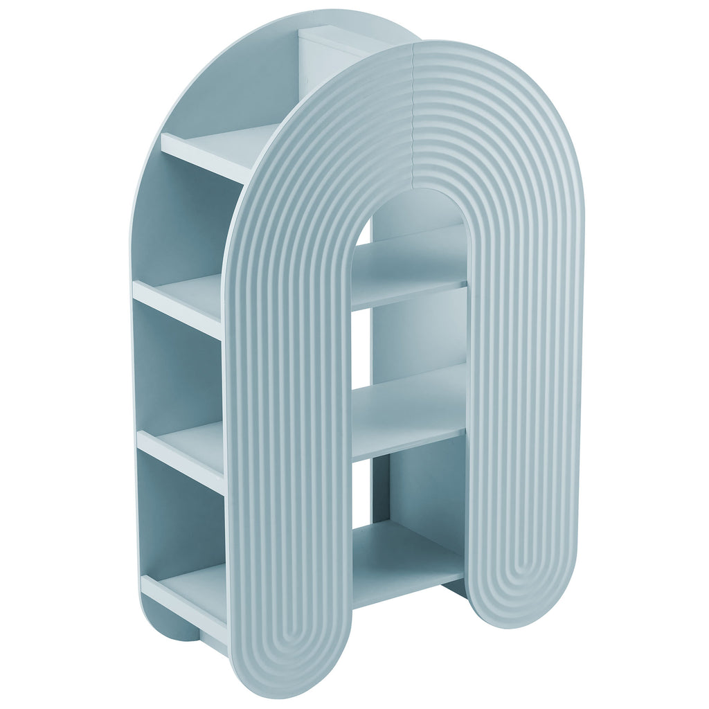 Daydream 58" Arched Bookshelf - Light Blue